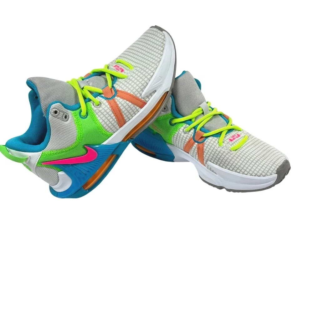 Nike LeBron Witness 7 Basketball Shoes Bright Neon Streetwear Womens 9.5 Mens 8